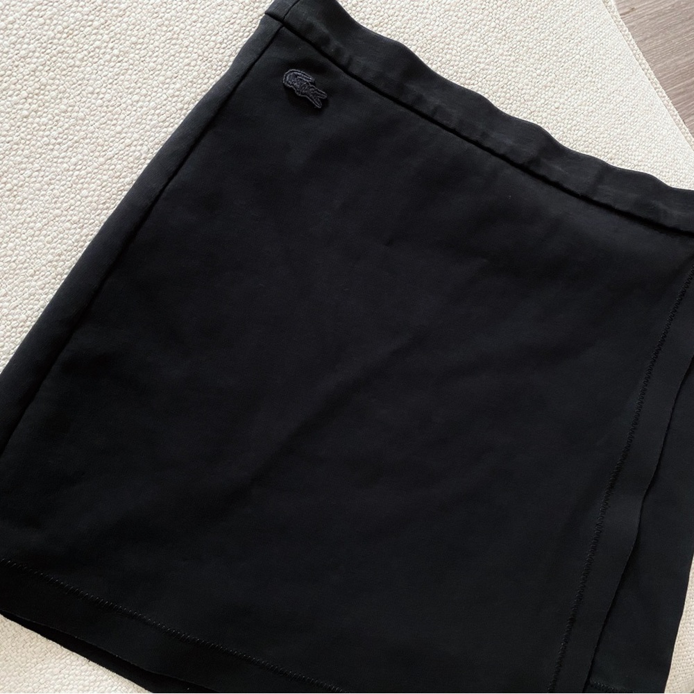 Lacoste Twill Faux Wrap Skirt